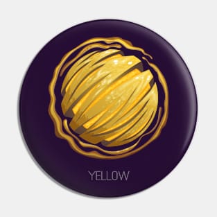 Yellow Planet Pin