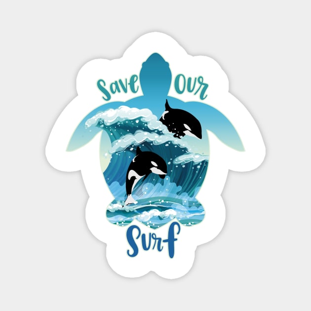 Save Our Surf Magnet by BOEC Gear