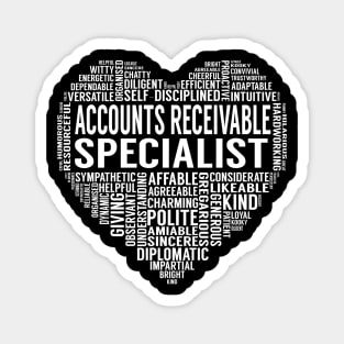 Accounts Receivable Specialist Heart Magnet