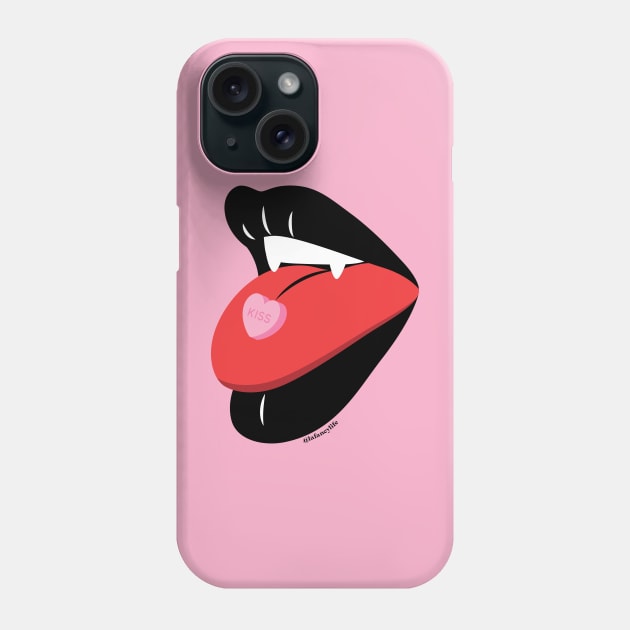 Kiss Pill Phone Case by lafancylife