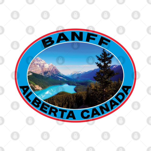 Banff Alberta Canada National Park Mountains Lake by TravelTime