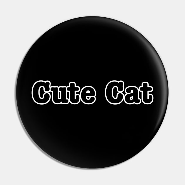 Cute cat Pin by lenn