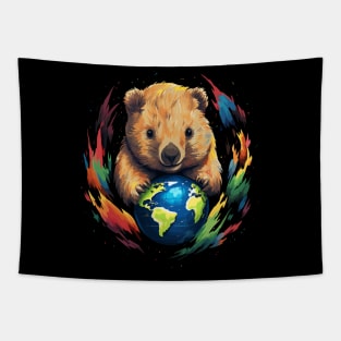 Wombat Earth Day Tapestry