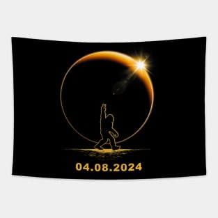 Bigfoot Total Solar Eclipse America Tapestry