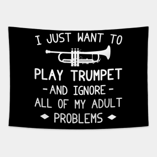Trumpet Melodies, Adult Woes Begone! Funny Tee & Hoodie Tapestry