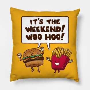 The Weekend Burger Pillow