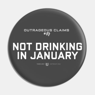 Not Drinking in January Pin