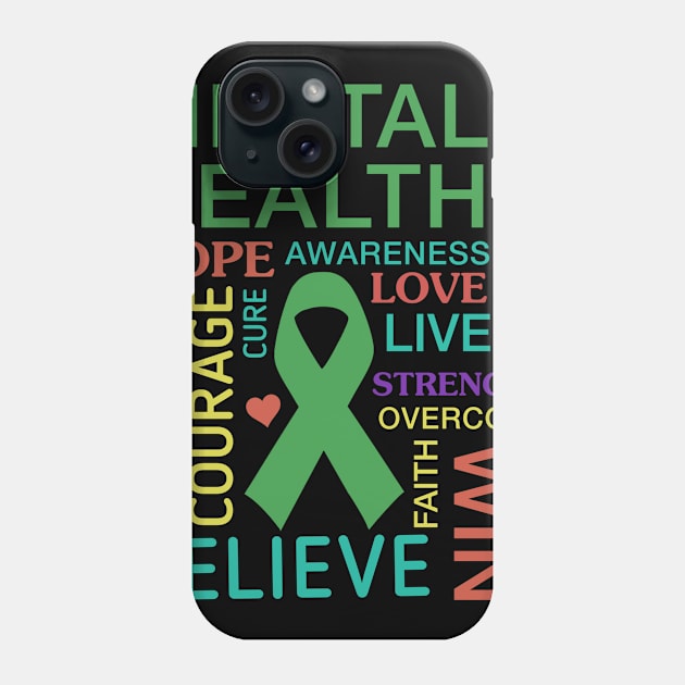 Mental Health Awareness Month Phone Case by Fowlerbg