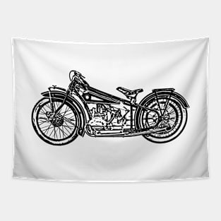 R37 Bike Sketch Art Tapestry