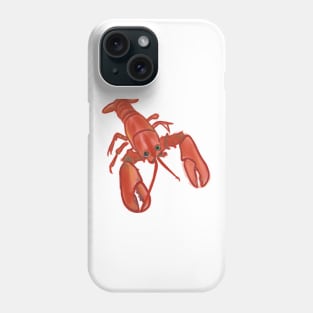 Cute Lobster Drawing Phone Case