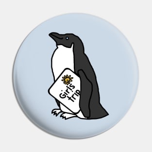 Cute Penguin goes on Girls Trip Pin