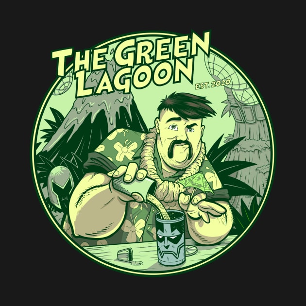 Green Lagoon: Blob the Bartender by elliotcomicart