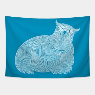 Polar Owlbear Tapestry