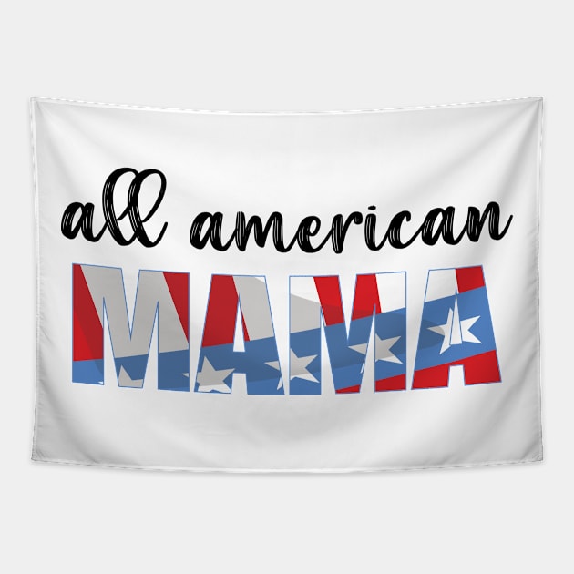 all american mama Tapestry by bisho2412