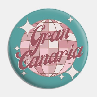 Gran Canaria Spain Retro Vintage Pin