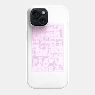 Pink Maze Phone Case