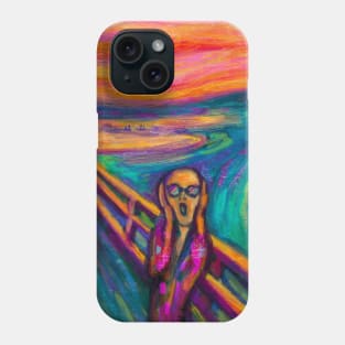 Edvard Munch The Scream: Spring Break Edition Phone Case