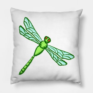 Dragon Fly Drawing Pillow