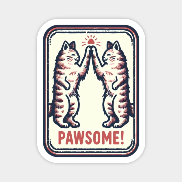 Pawsome Pals! Magnet by Shawn's Domain