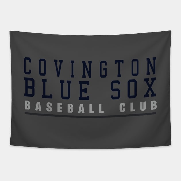 Covington Blue Sox Baseball Club 2 Tapestry by CamMillerFilms