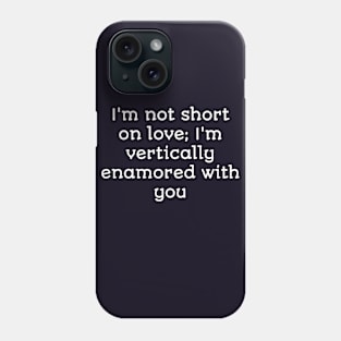 Funny valentines joke Phone Case