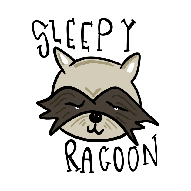 Sleepy Raccoon Funny Raccoon by PhantomDesign