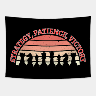 Chess - Strategy, patience, victory Tapestry