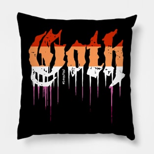 Goth lesbian Pillow