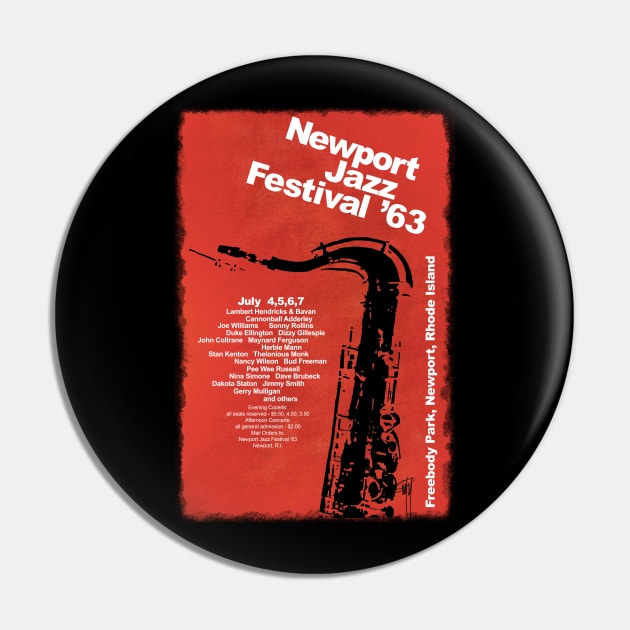 Newport Jazz Fest '63 Pin by Jun Pagano