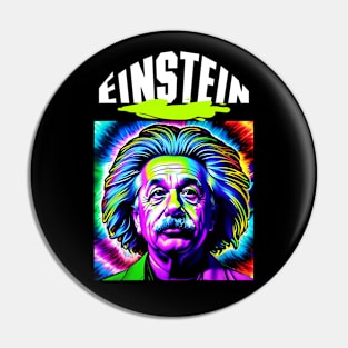 Genius Einstein - Neon Colors Pin