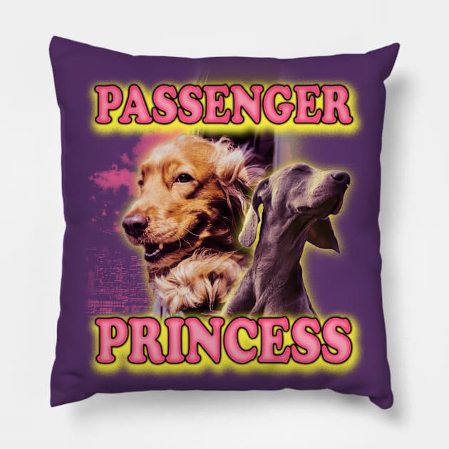 Passenger Princess Pillow by stressedrodent