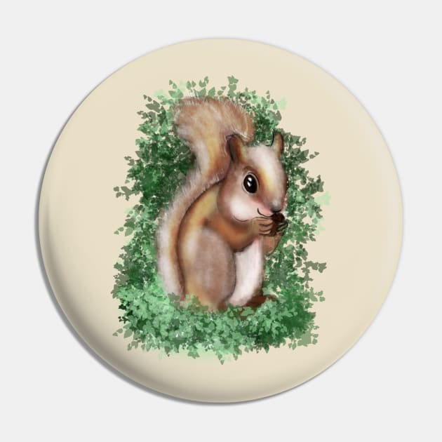 Squirrel Pin by theerraticmind