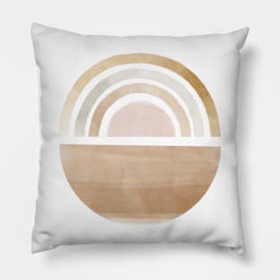 Rainbow Watercolor Pillow