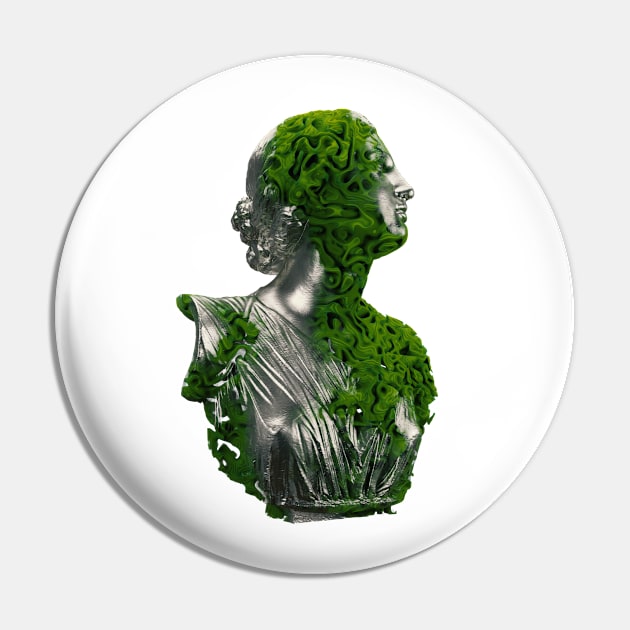 SILVER MOSS Pin by gigigvaliaart