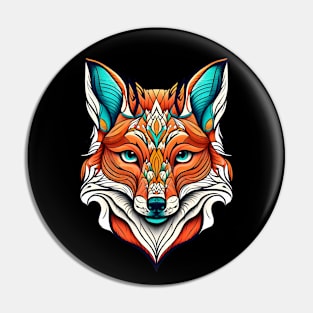 Fox Face Pin