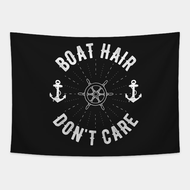 Boat Hair Don't Care Tapestry by ahmed4411