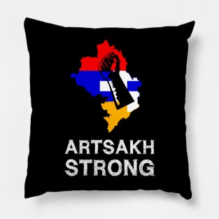 Artsakh Strong - Artsakh is Armenia - Armenian Flag Pillow