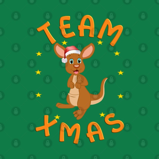 Team Xmas Santa Kangaroo by madrigenum