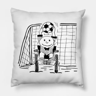 WHEELCHAIR SOCCER GOALIE Pillow