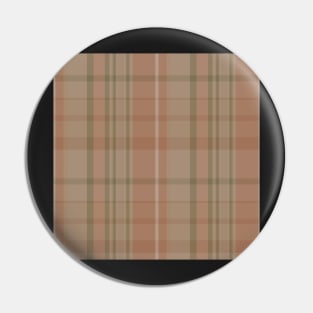 Light Academia Aesthetic Conall 1 Hand Drawn Textured Plaid Pattern Pin