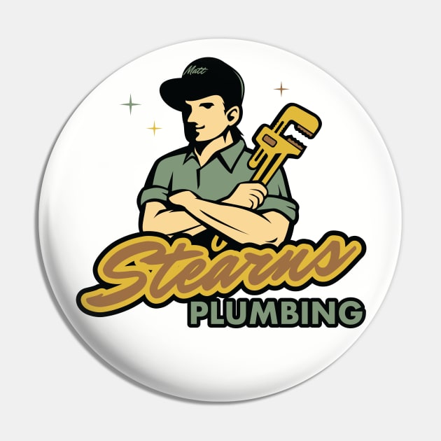 Stearns Plumbing Pin by Rego's Graphic Design