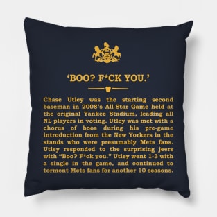 Real Historical Philadelphia - "Boo? F*ck You." Pillow