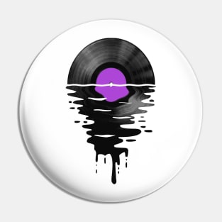 Vinyl LP Music Record Sunset Purple Pin