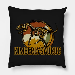 Kimberlyosaurus Kimberly Dinosaur T-Rex Pillow