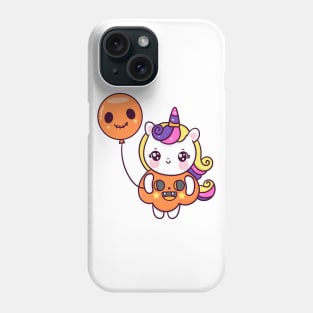 Cute Unicorn cartoon Kawaii character Phone Case