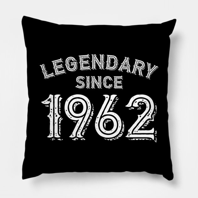 Legendary Since 1962 Pillow by colorsplash