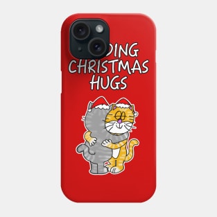 Sending Christmas Hugs Cats Lockdown Xmas 2020 Phone Case