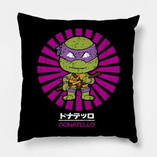 donatello retro japanese Pillow