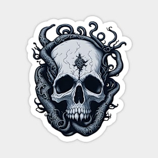 Octopus Skull Magnet