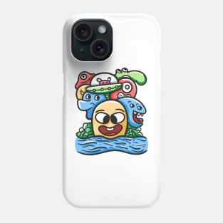 Monster Character Doodle Art Phone Case